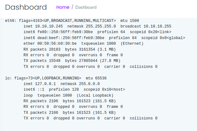 ipconfig